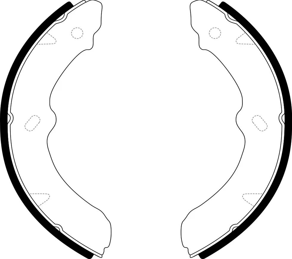 NiBK FN4460 BRAKE SHOE