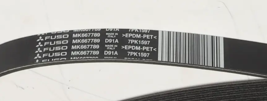 MITSUBISHI MK667789 MULTIRIB BELT