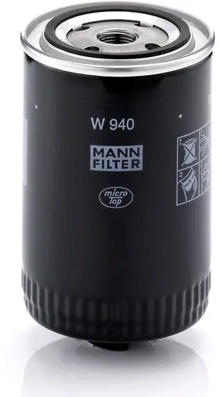 MANN-FILTER W940 OIL FILTER (SPIN-ON)