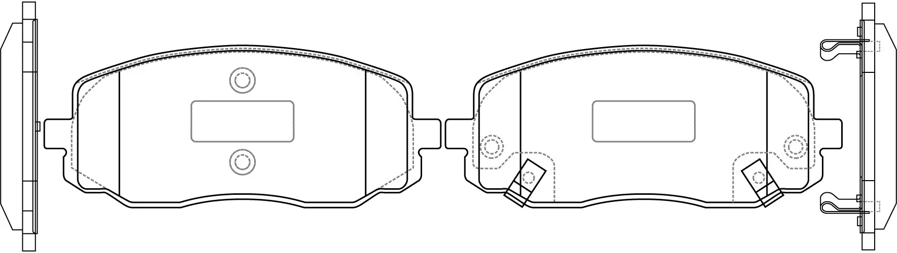 NiBK PN0438 BRAKE PADS
