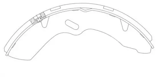 SANGSIN SA014 BRAKE SHOE