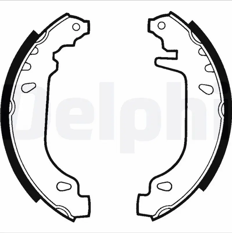 DELPHI LS1404 BRAKE SHOE