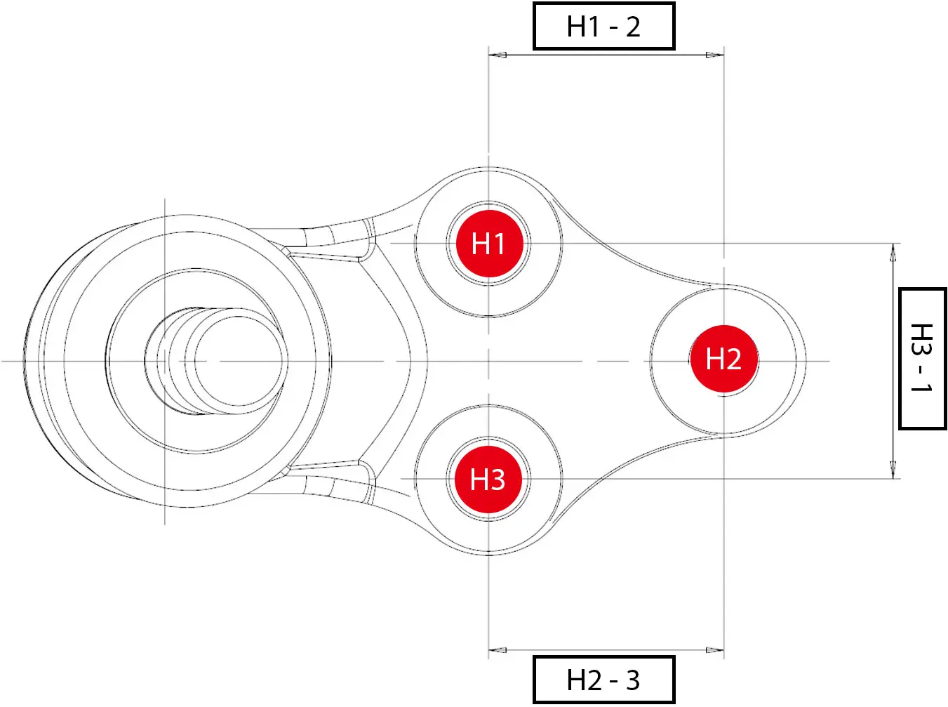 CTR CBKH-43L BALL JOINT