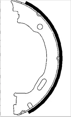 TEXTAR 91057800 BRAKE SHOE