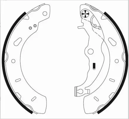TEXTAR 91079800 BRAKE SHOE