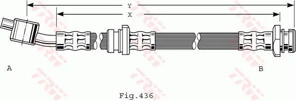 TRW PHD480 BRAKE HOSE