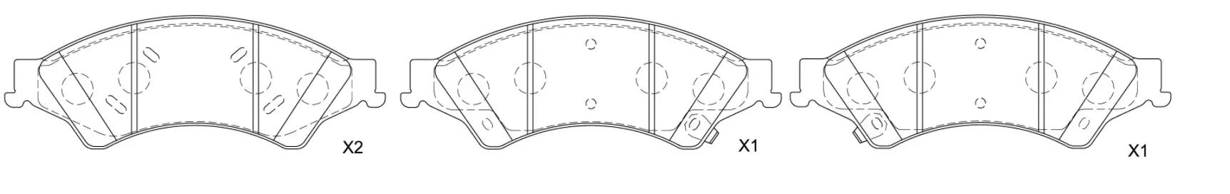 NiBK PN51001 BRAKE PADS