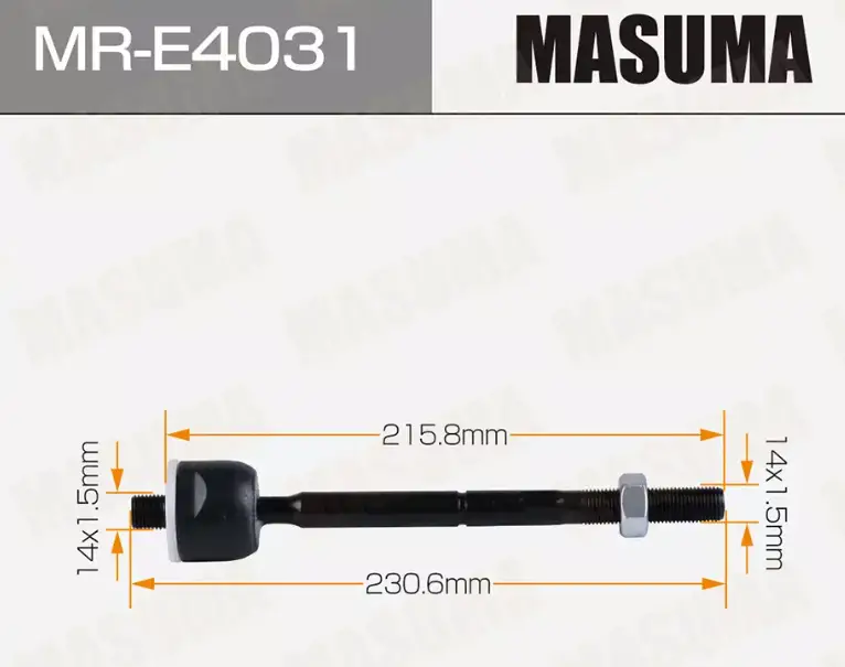 MASUMA MR-E4031 RACK END / AXIAL JOINT