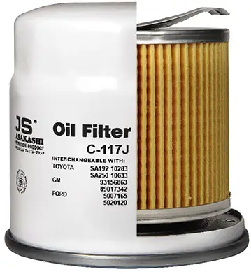 JS C117J OIL FILTER (SPIN-ON)