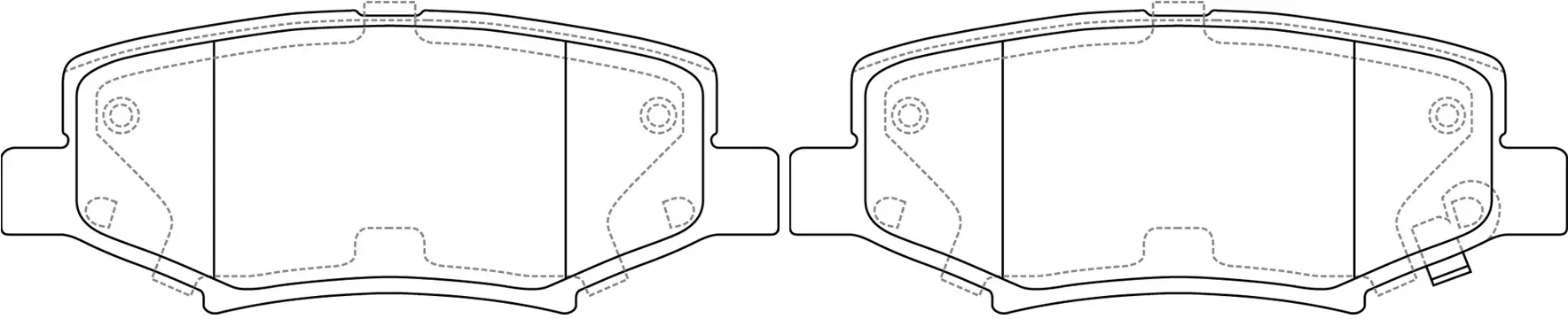 NiBK PN0497 BRAKE PADS