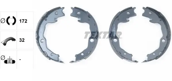TEXTAR 91068200 BRAKE SHOE