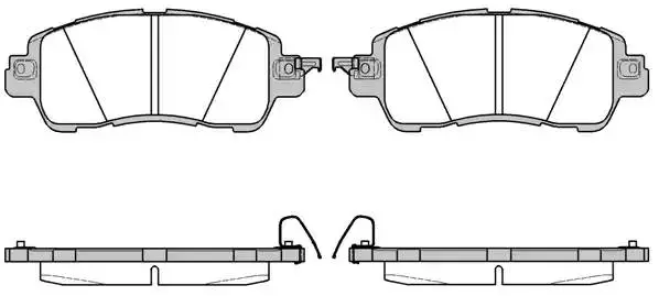 REMSA 1656.04 BRAKE PADS