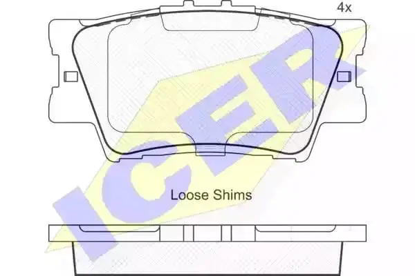ICER 181761 BRAKE PADS