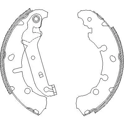 REMSA 413700 BRAKE SHOE