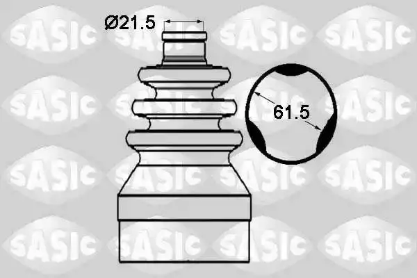 SASIC 1904015 DRIVE SHAFT BOOT