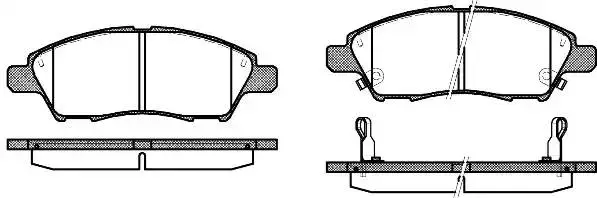 REMSA 1210.02 BRAKE PADS