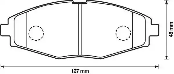 JURID 572402J BRAKE PADS