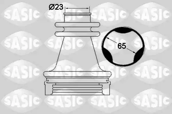 SASIC 1904035 DRIVE SHAFT BOOT