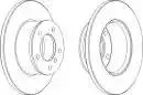 FERODO DDF250 ROTOR DISC