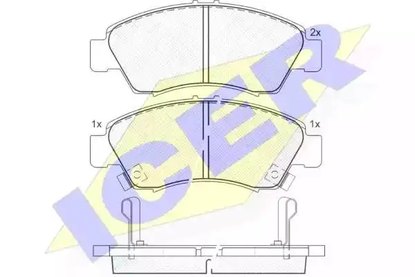 ICER 180958 BRAKE PADS