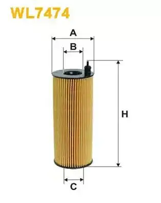 WIX WL7474 OIL FILTER (ELEMENT)