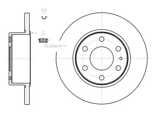 REMSA 61274.00 ROTOR DISC