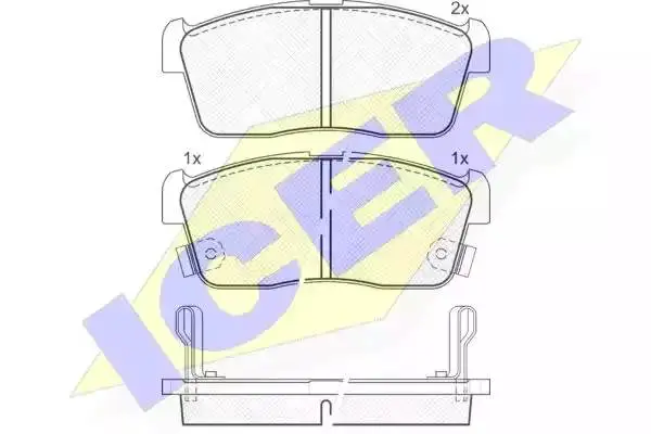 ICER 181452 BRAKE PADS
