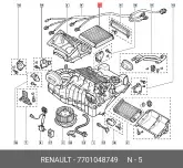 RENAULT 77 01 048 749