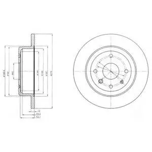 DELPHI BG4244 ROTOR DISC