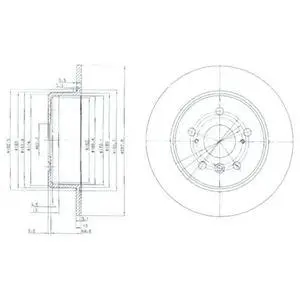 DELPHI BG3183 ROTOR DISC