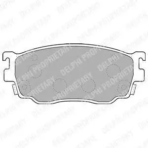 DELPHI LP1527 BRAKE PADS
