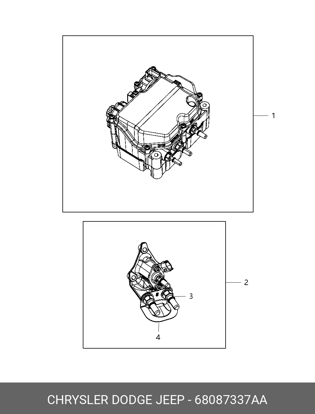 CHRYSLER 68087337AA FUEL FILTER (ELEMENT)