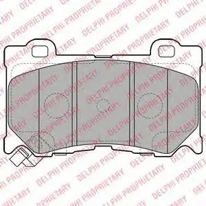 DELPHI LP2156 BRAKE PADS