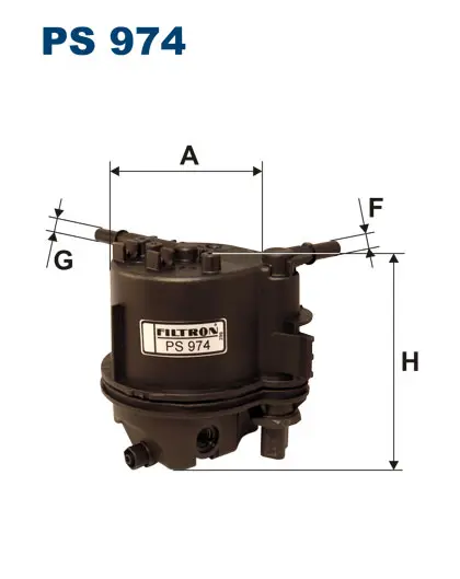 FILTRON PS 974 DIESEL FILTER (INJECTOR)