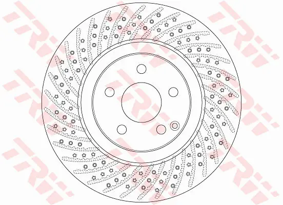 TRW DF6433S PERFORMANCE ROTOR DISC