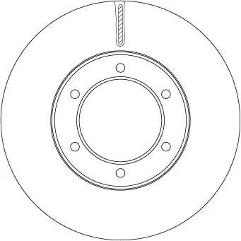 TRW DF7412 ROTOR DISC
