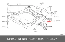NISSAN 54501-BB00A