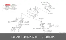SUBARU 41022-FA000