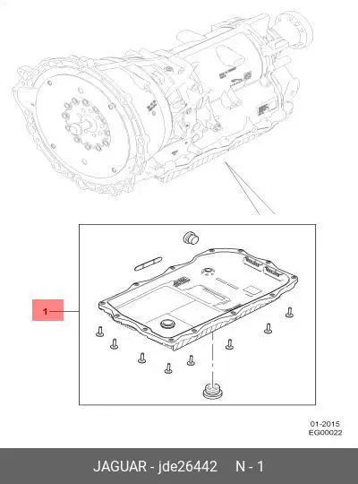 JAGUAR JDE 26442 TRANSMISSION FILTER