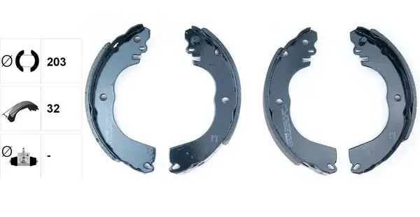 TEXTAR 91082000 BRAKE SHOE