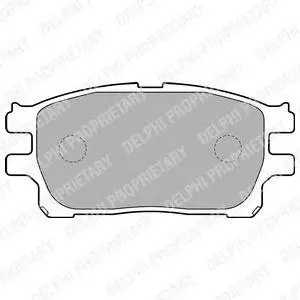DELPHI LP1784 BRAKE PADS