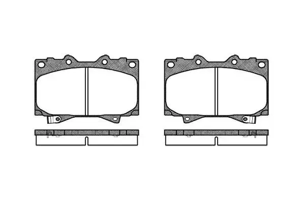 REMSA 070704 BRAKE PADS