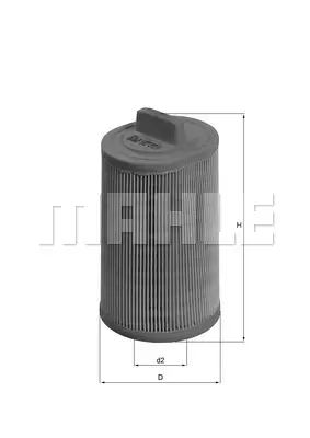 MAHLE/KNECHT LX1277 AIR FILTER