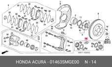 HONDA 01463-SMG-E00