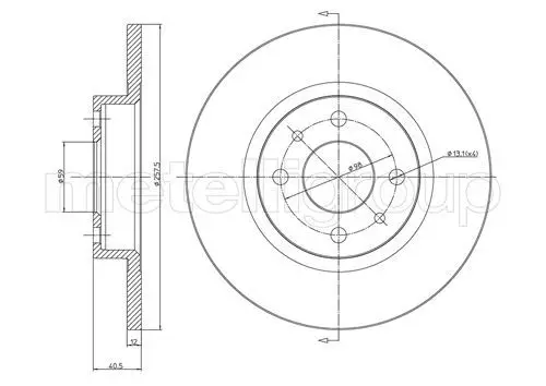 Metelli 23-0179 ROTOR DISC