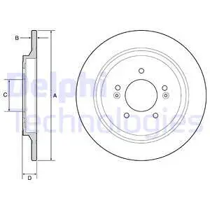 DELPHI BG4932C ROTOR DISC