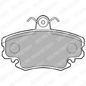 DELPHI LP885 BRAKE PADS
