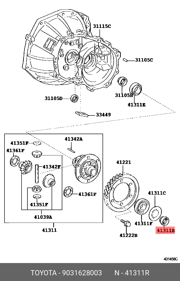 yページ TOYOTA 90316-28003 90316-28003