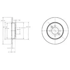 DELPHI BG2694 ROTOR DISC