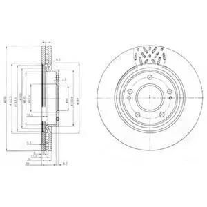 DELPHI BG4034 ROTOR DISC